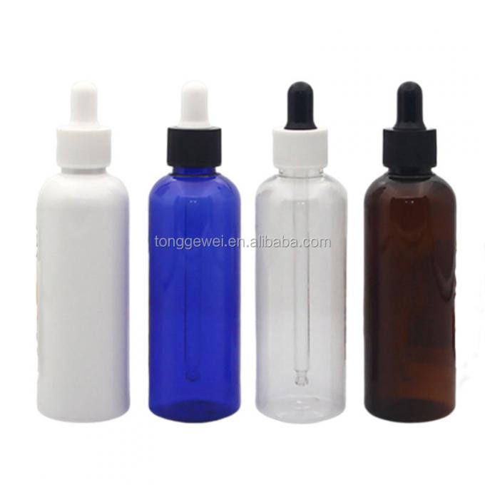 бутылки изготовленного на заказ прозрачного любимца 10Ml 15Ml 20Ml 30Ml 50Ml 60Ml 100Ml пластиковые круглые с капельницей