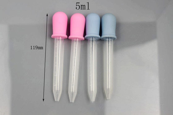 Drug 5ML Dropper Medicine Bottle Hot Stamping PE Plastic Dropper 5ml