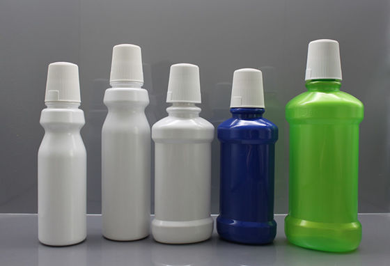 Measuring 350ml Plastic Mouthwash Bottle White ISO9001