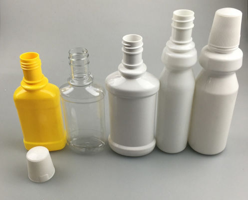 Measuring 350ml Plastic Mouthwash Bottle White ISO9001