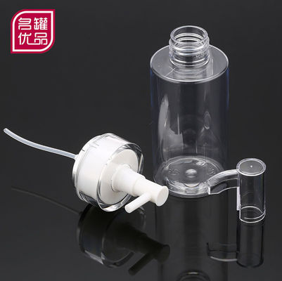Acrylic 160ml Lotion Dispenser Bottle Silk Screen 200ml Empty Bottles