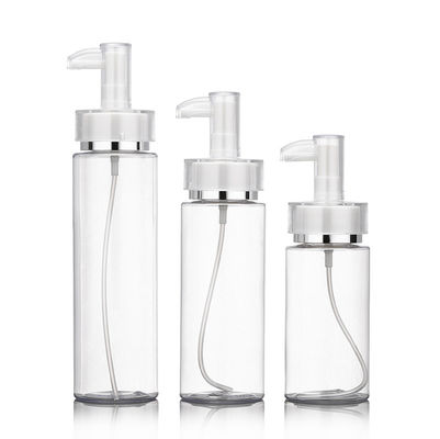 Acrylic 160ml Lotion Dispenser Bottle Silk Screen 200ml Empty Bottles