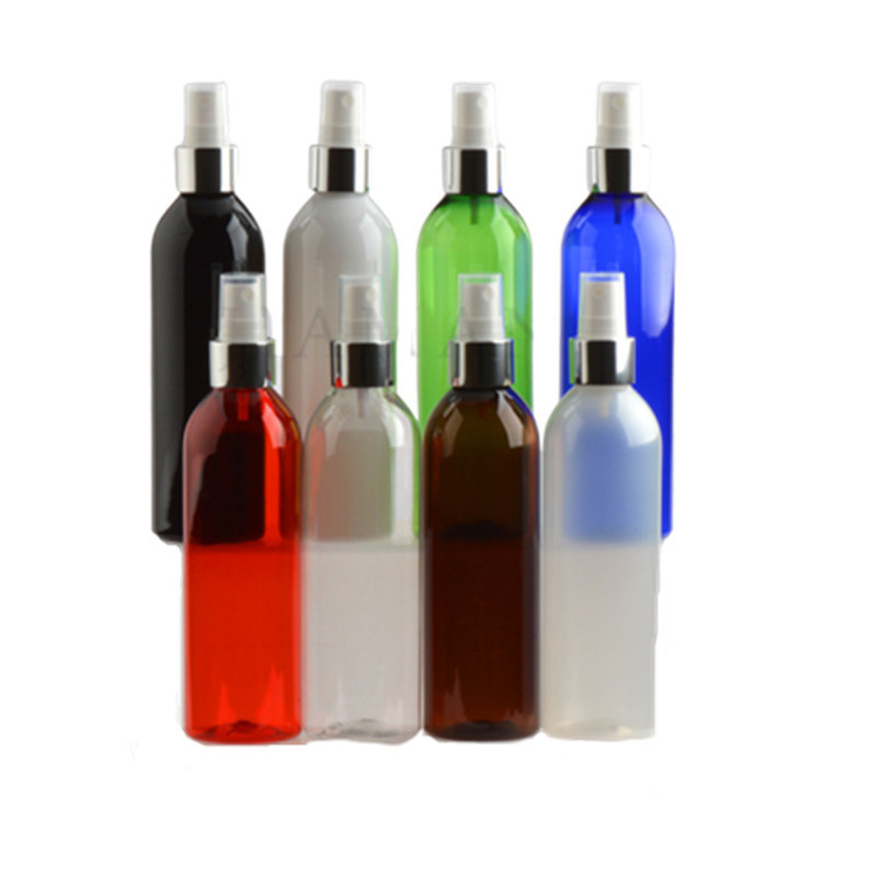 PET Amber 120ml  Plastic Lotion Bottles Fine Mist Spray Bottle